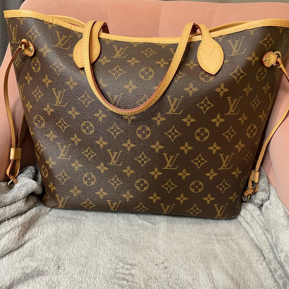 Louis Vuitton Classic Monogram Tote in Brown and Tan